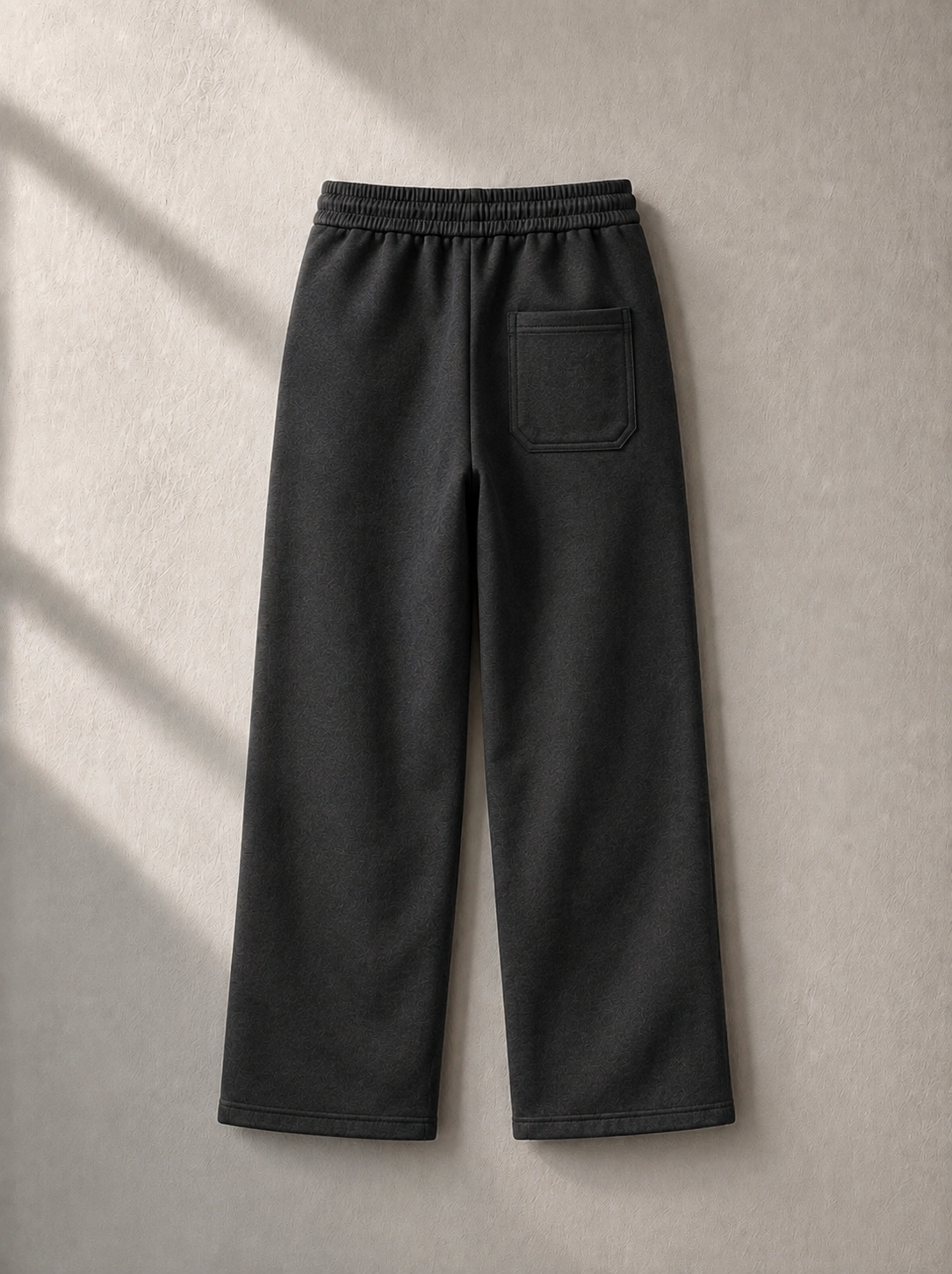 Wide Leg Black SweatPants